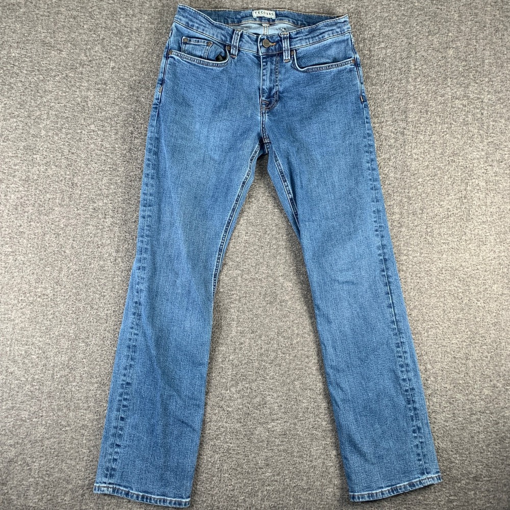 Tecovas Jeans Men 30x30 Slim Western Gaucho Ranch Cowboy Medium Blue